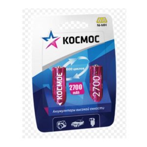 Аккумулятор КОСМОС NI-MH 2700mAh BL2