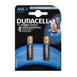 Эл-т питания DURACELL LR03 BP2 TURBO