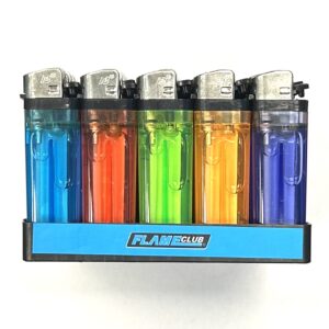 Зажигалка для сигарет FLAMECLUB механ. 50шт