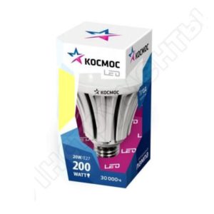 Лампа КОСМОС LED 20W A80 230v E2727