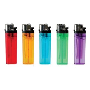 Зажигалка ПРОЗРАЧ.механ.PL-101 50шт