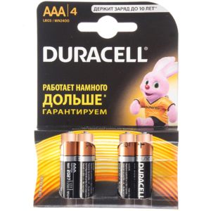 Эл-т питания DURACELL LR03 BP4