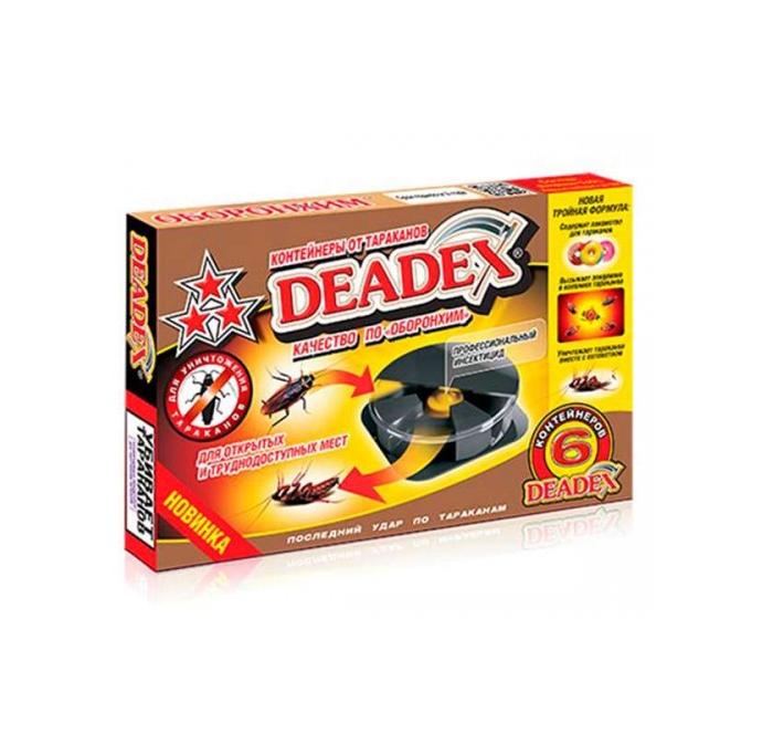 Ловушка д/тараканов DEADEX 6шт