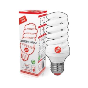 Лампа ЭКОНОМКА SPC 25W E2727 T3