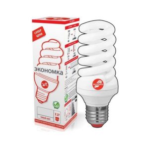 Лампа ЭКОНОМКА SPC 9W E2727 T2