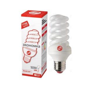 Лампа ЭКОНОМКА SPC 20W E2742 T3