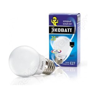 Свет.ECOWATT A60 230B 7W/60/4000 E27