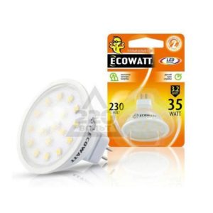 Свет.ECOWATT MR16 230B 3.2W/35/GU 5.3