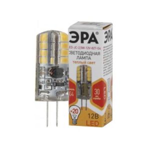 Лампа ЭРА LED JC-2.5W-corn-827-G4