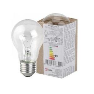 Лампа ЭРА 75W E27 груша проз.в гофре