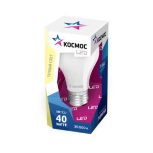 Лампа КОСМОС 5W LED A55 E27 2700