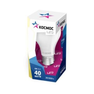 Лампа КОСМОС 5W LED A55 E27 4500