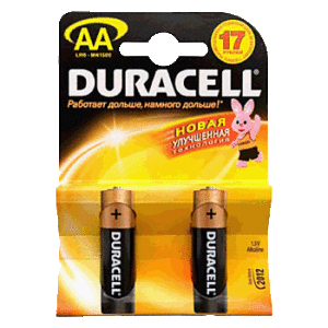 Эл-т питания DURACELL LR6 BP2 Новая формула