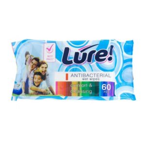 Lure влажные салфетки антиб.эфф. 60шт 06326