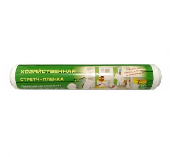 Хоз стретч-пленка ремонт бел 250*30