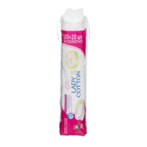 Lady Cotton ватные диски 100+20шт