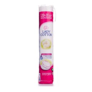 Lady Cotton ватные диски 120+20шт