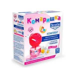 КОМАРИШКА комплект фумигатор+30ночей Ромашка