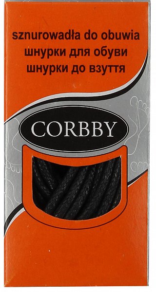 Corbby шнурки толстые с пропиткой 75см коричневые