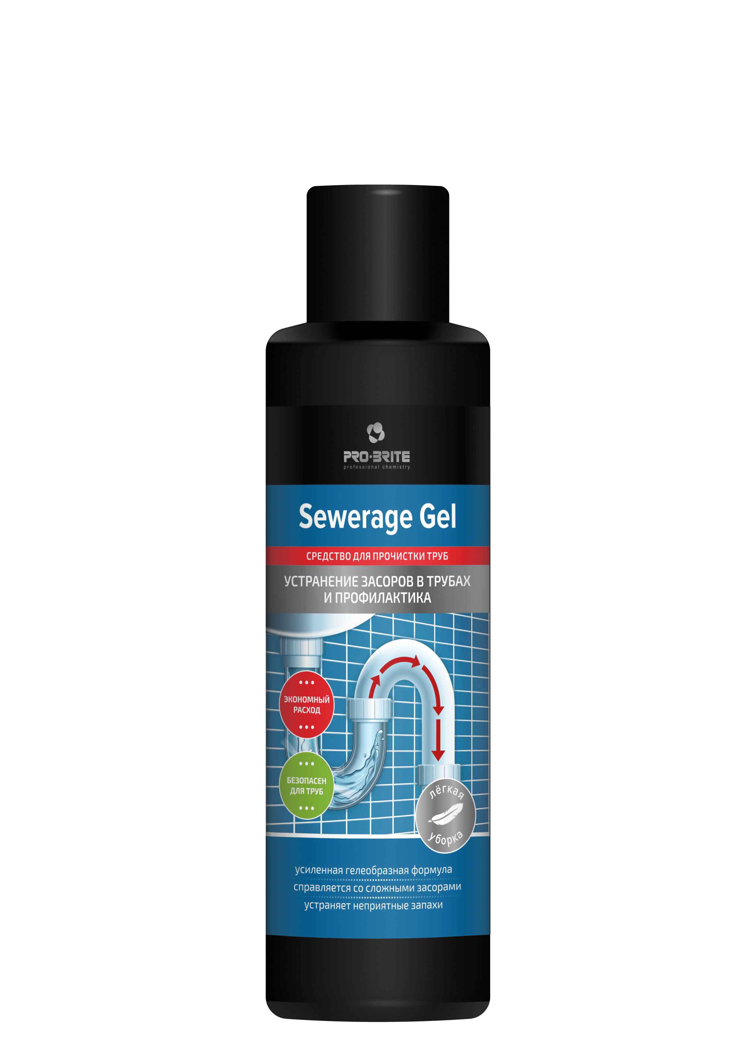 Гель для прочистки труб PRO-BRITE SEWER.G 500млEL 1590