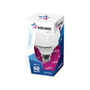 Лампа Космос эконом LED 7.5W GL шарик E1430 тёплый свет