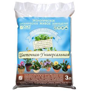 Земля матушка цветочная универсальная 3л