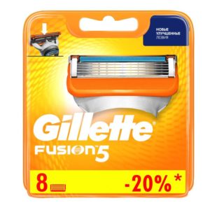Gillette Fusion 5 кассеты 8шт