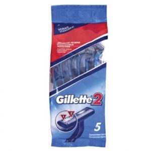 Gillette2 5шт станок одноразовый син. упаковка