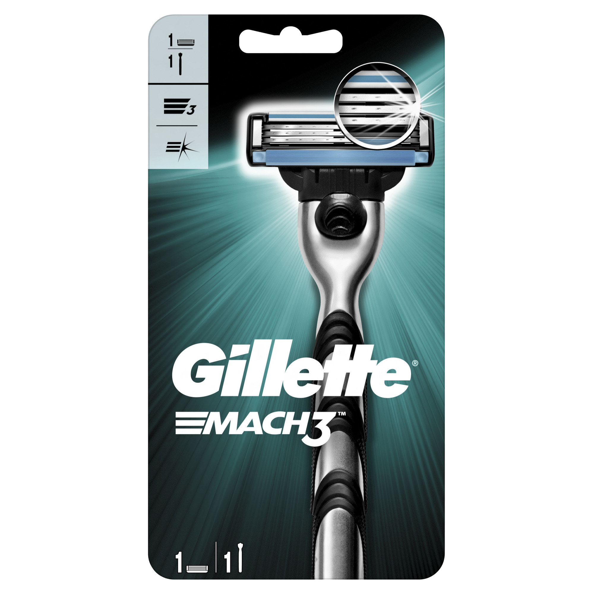 Gillette Mach3 станок +1шт