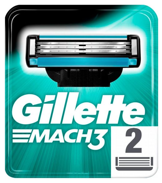 Gillette Mach3 кассеты 2шт