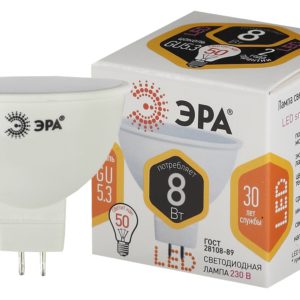 Лампа ЭРА LED MR16-9W-827-GU5.3