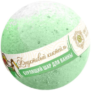 Бурлящий водяной шарик для ванной Фруктовый коктейль