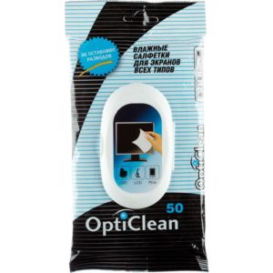OptiClean №50 влажные салфетки для экрана 48132