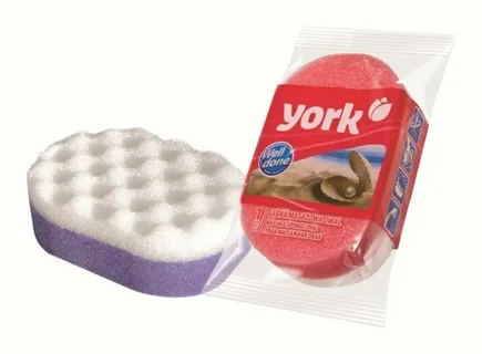 Губка для тела массажная овал YORK 1101