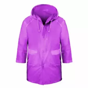 Дождевик детский 4-6лет ПВХ фиолетовый RAIN06