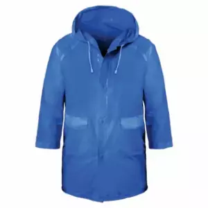 Дождевик детский 8-10лет ПВХ синий RAIN08