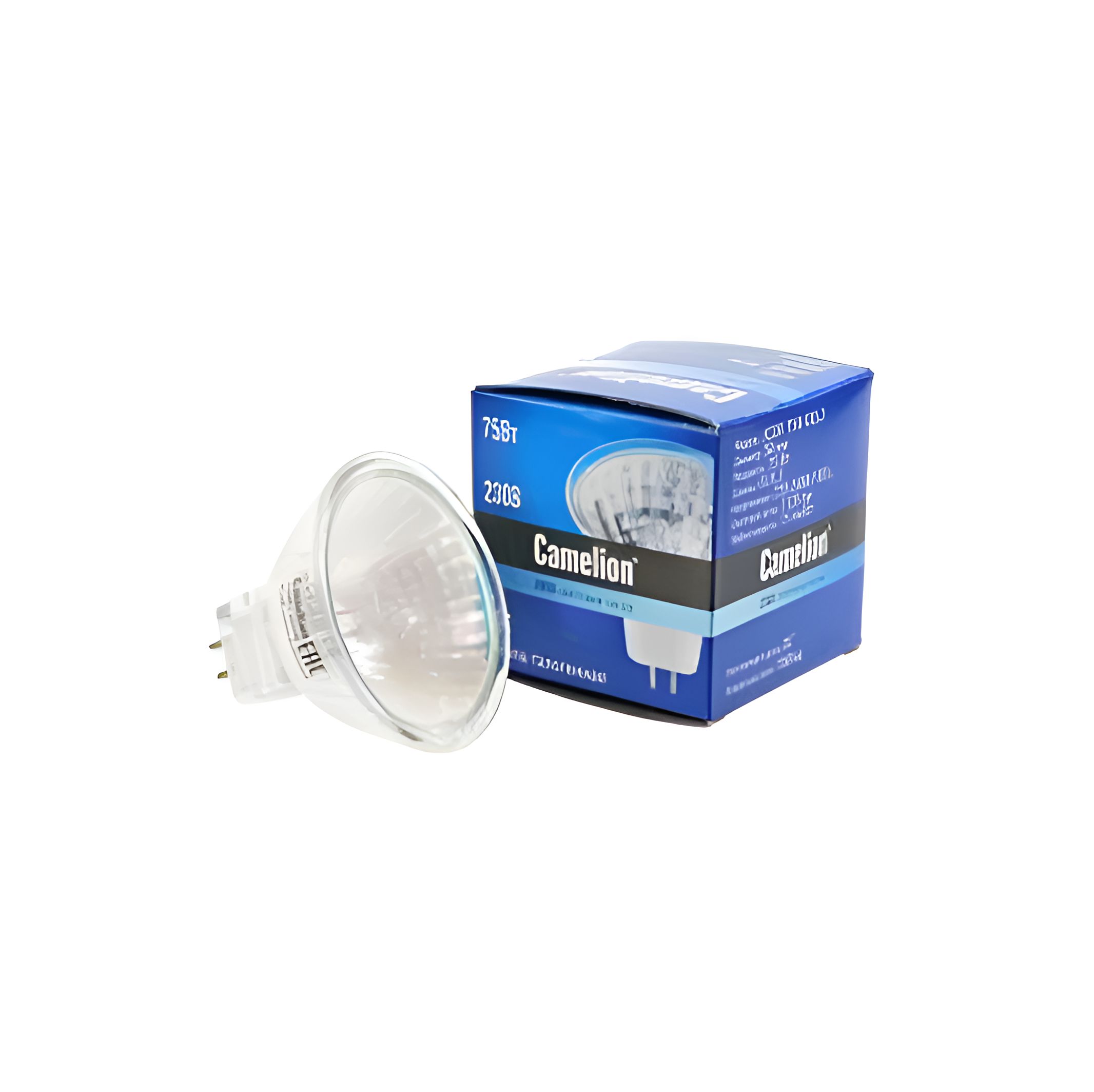 Лампа галогеновая CAMELION 75W 230V GU 5.3