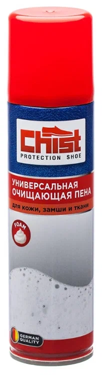 CHIST универсальная очищ. пена для кожи, замши и ткани 150мл