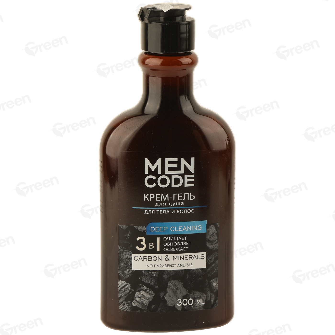 MEN CODE крем-гель для душа 3в1 DEEP CLEANING 300мл