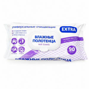 Влажные полотенца EXTRA 90шт 81450