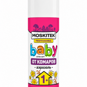 Moskitek Prof baby аэрозоль от комаров 1+ 100мл