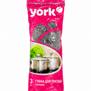 Губки стальные York 3шт арт.3010